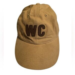 Woodcreek Golf Course Golfing Tan Strap Back Retro Baseball Hat Men’s OS